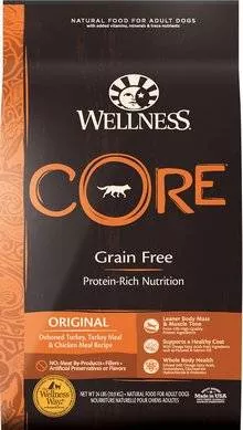 Wellness CORE Grain-Free Original Deboned Turkey, Turkey Meal & Chicken Meal Recipe Dry Dog Food Wellness CORE Grain-Free Original Deboned Turkey, Turkey Meal & Chicken Meal Recipe Dry Dog Food
