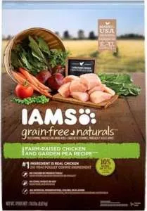 IAMS Grain-Free Naturals Chicken & Garden Pea Recipe Adult Dry Dog Food