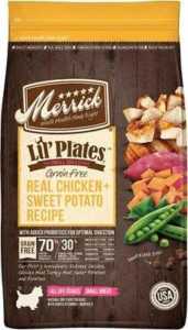 Merrick Lil’ Plates Grain-Free Real Chicken + Sweet Potato Recipe Small Breed Dog Food