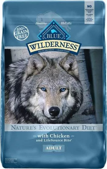 Blue Buffalo Wilderness Chicken Recipe Grain-Free Dry Dog Food