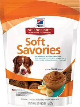 Hill's Science Diet Soft Savories with Peanut Butter & Banana Dog Treats