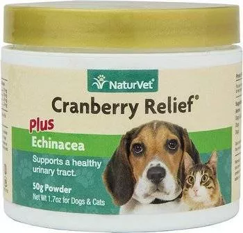 NaturVet Cranberry Relief Urinary Support Dog & Cat Powder Supplement