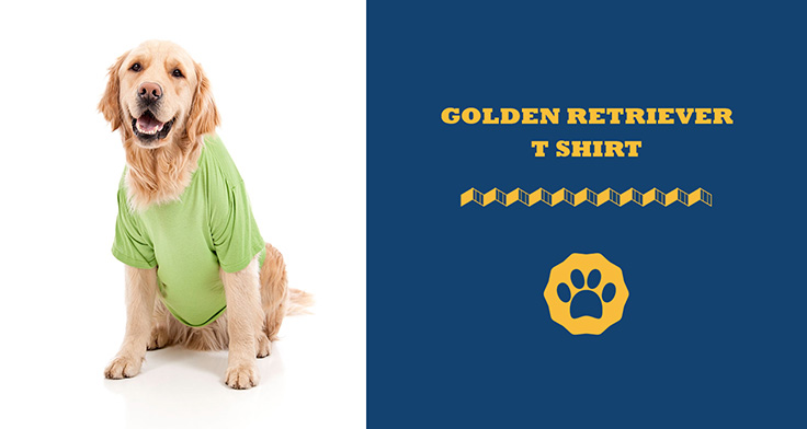 golden retriever t shirt