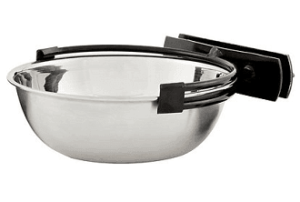 MidWest Stainless Steel Snap'y Fit Dog Kennel Bowl