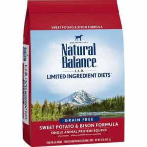 Natural Balance L.I.D. Limited Ingredient Diets Sweet Potato & Bison Formula Grain-Free Dry Dog Food