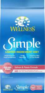Wellness Simple Limited Ingredient Diet Grain-Free Salmon & Potato Formula Dry Dog Food, 24-lb bag