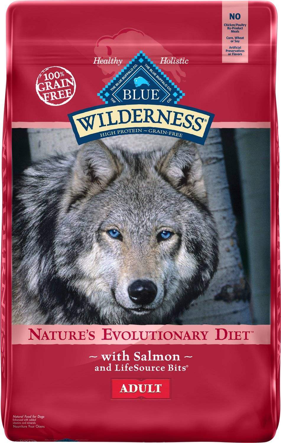 Blue Buffalo Wilderness Salmon Recipe Grain-Free Dry Dog Food