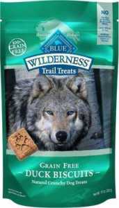 Blue Buffalo Wilderness Trail Treats Duck Biscuits Grain-Free Dog Treats