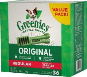 Greenies Regular Dental Dog Treats