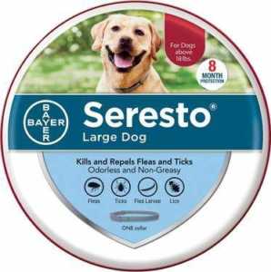 Seresto 8-Month Flea And Tick Prevention Collar For Dogs