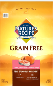 Nature's Recipe Grain-Free Salmon, Sweet Potato & Pumpkin Recipe Dry Dog Food