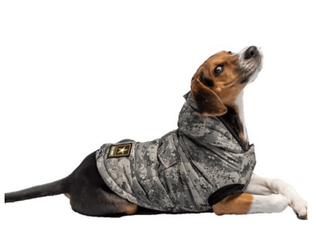 US ARMY Insulated Quilted Dog Parka