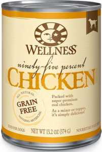 Wellness Ninety-Five Percent Chicken Grain-Free Canned Dog Food