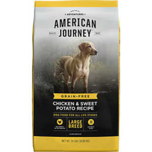 American Journey Large Breed Adult Grain-Free Dry Dog Food - Chicken & Sweet Potato Recipe 