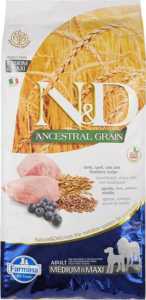 Farmina N&D Ancestral Grain Lamb & Blueberry Adult Dry Dog Food